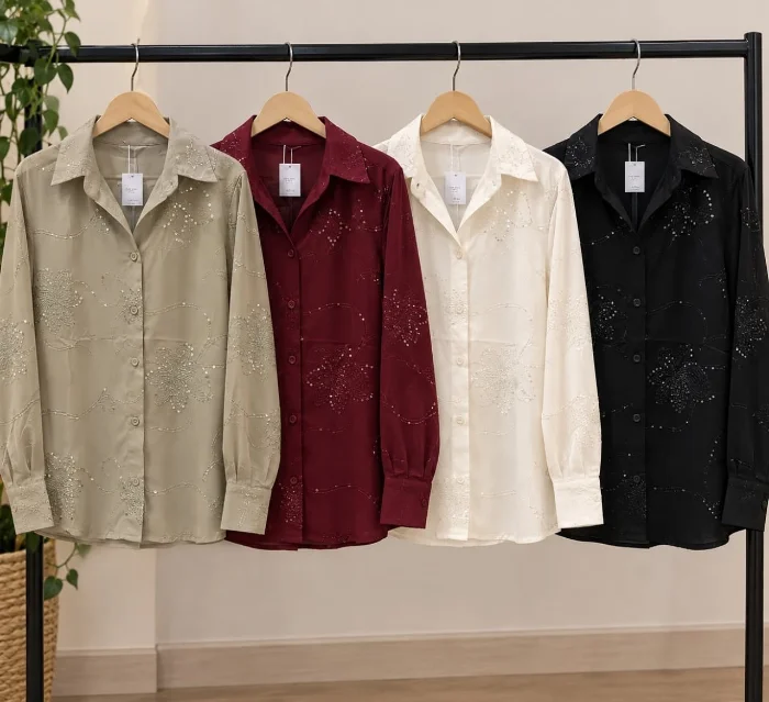 Camisas de Seda Trasparente