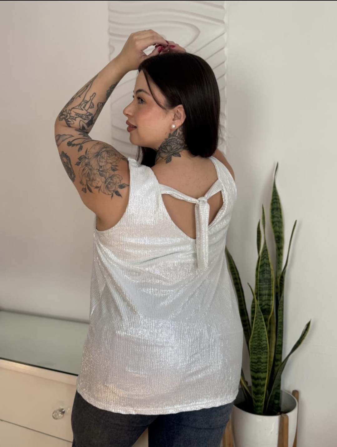 Musculosa Plisado - Imagen 2