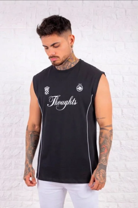 Musculosas Oversize Jersey Peinado