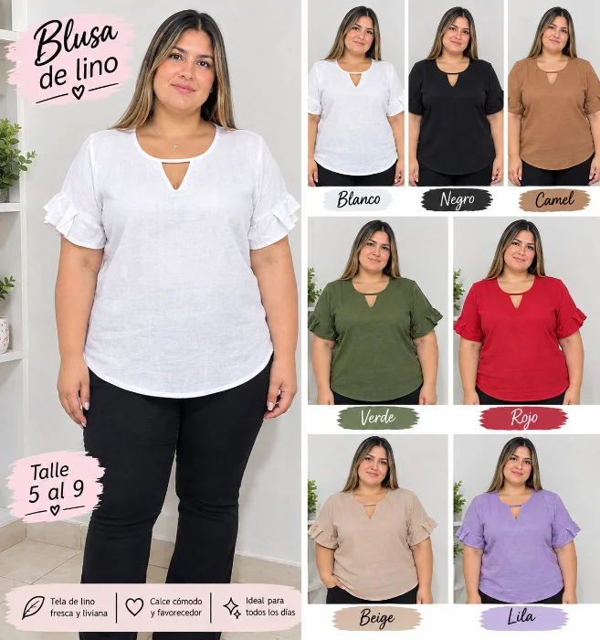 Blusas de Lino