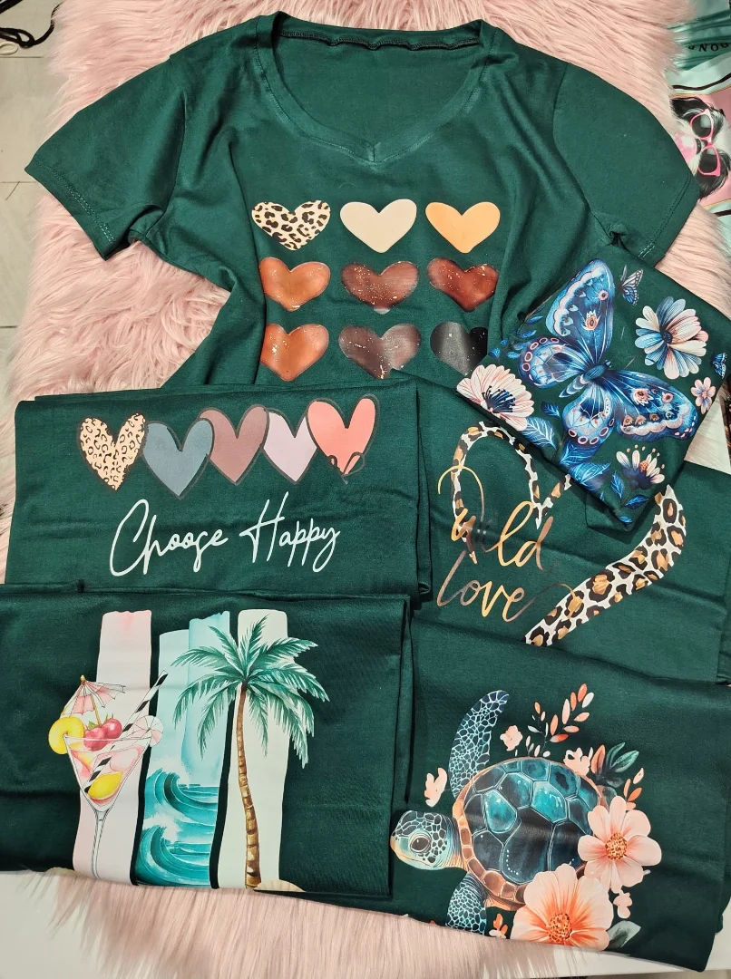 Remera Cuello V de Jersey Peinado - Imagen 4