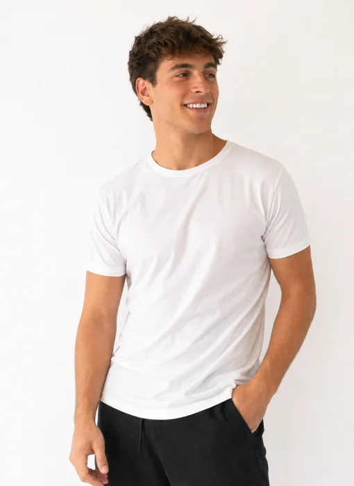 Remera Clásica de Hombre Algodón 30/1