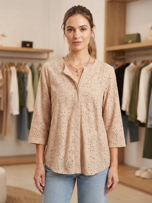 Blusa Neto Broderi