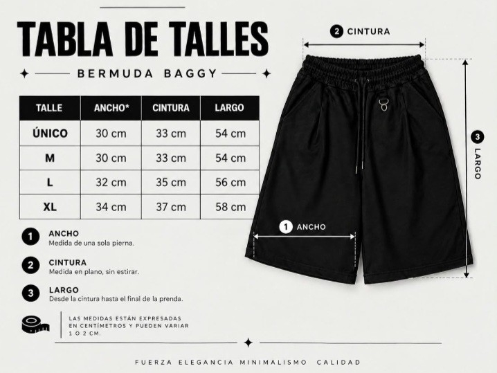 Bermuda Baggy Estilo Sastrero ( Algodón Rústico Peinado) - Imagen 5