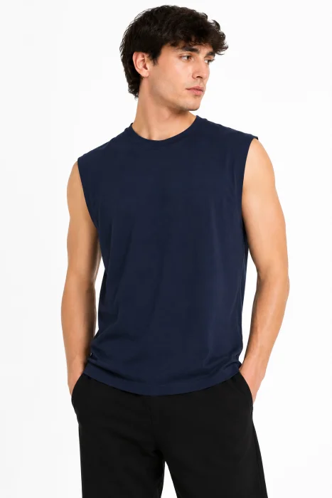Remera sin Mangas de Algodón