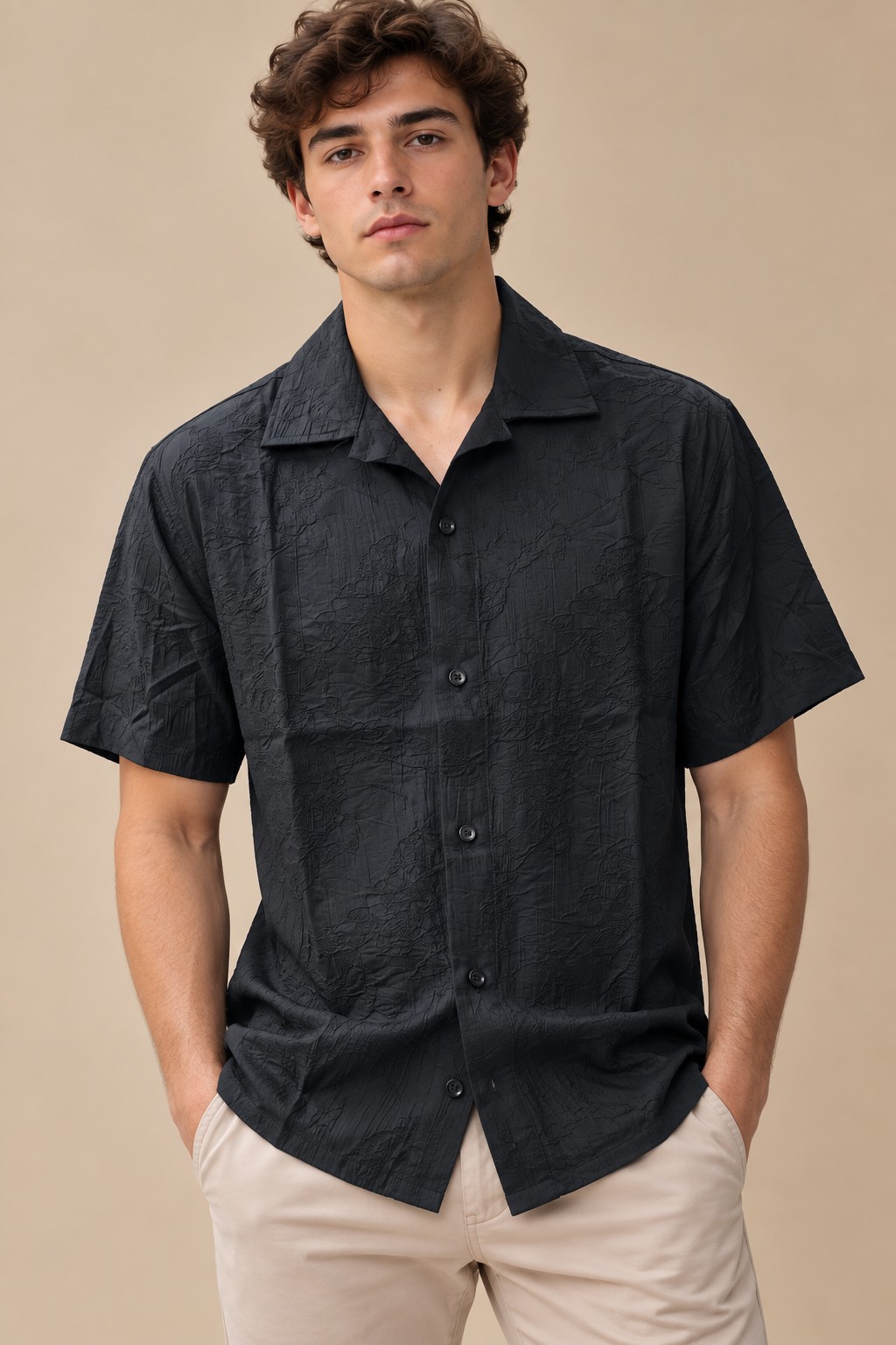 Camisa Ganni Texturizado - Imagen 4