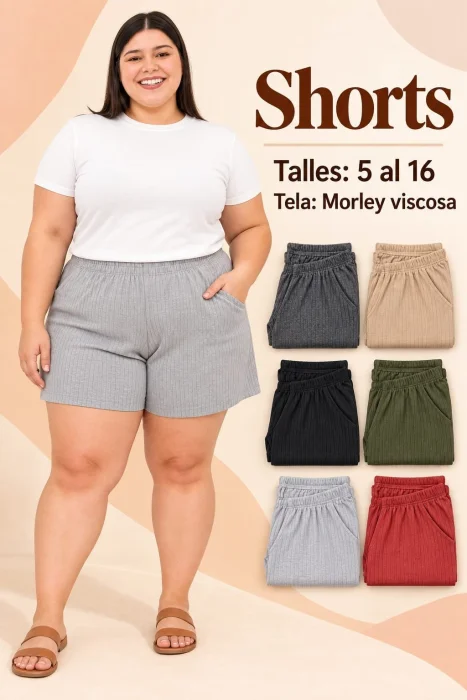 Short Lino Especial Elastizado