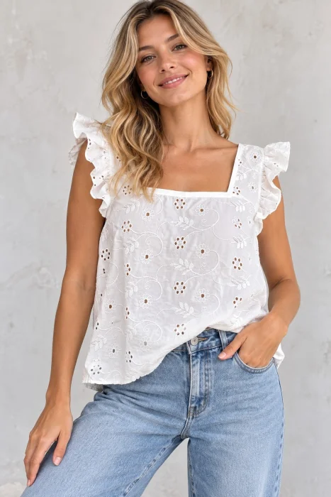 Camisola Broderie