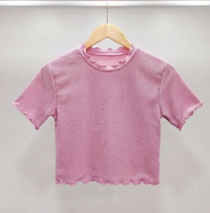 Remeras con Stras "micro Morley"