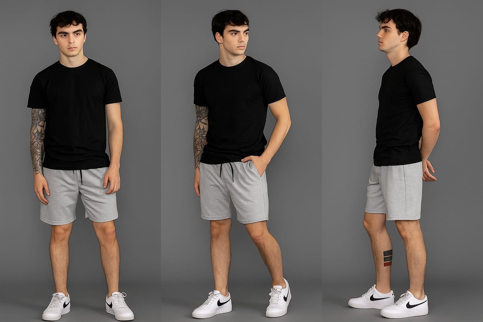 Remeras de Hombre en Algodón Peinado Lisas - Imagen 3