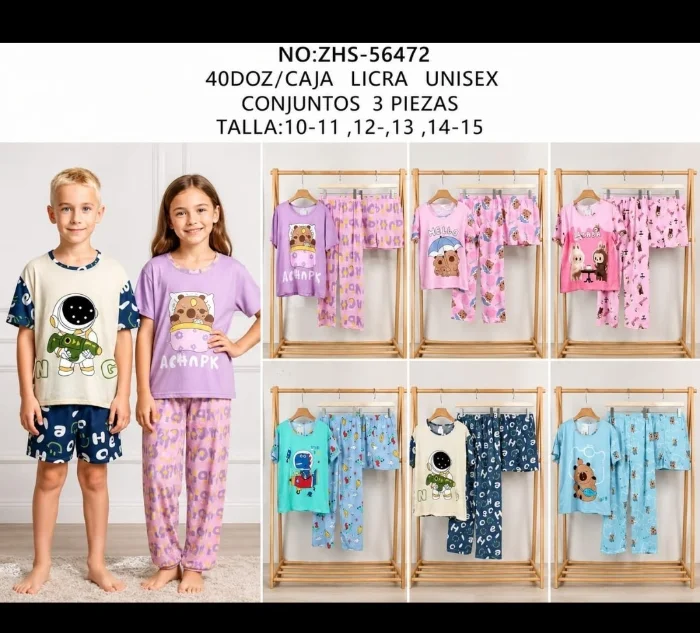Pijama Niños y Niñas