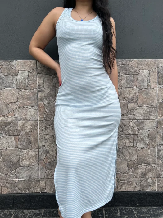 Vestido Morley con Tajo