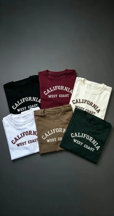 Remeras Algodón California Bordadas Calidad 24-1