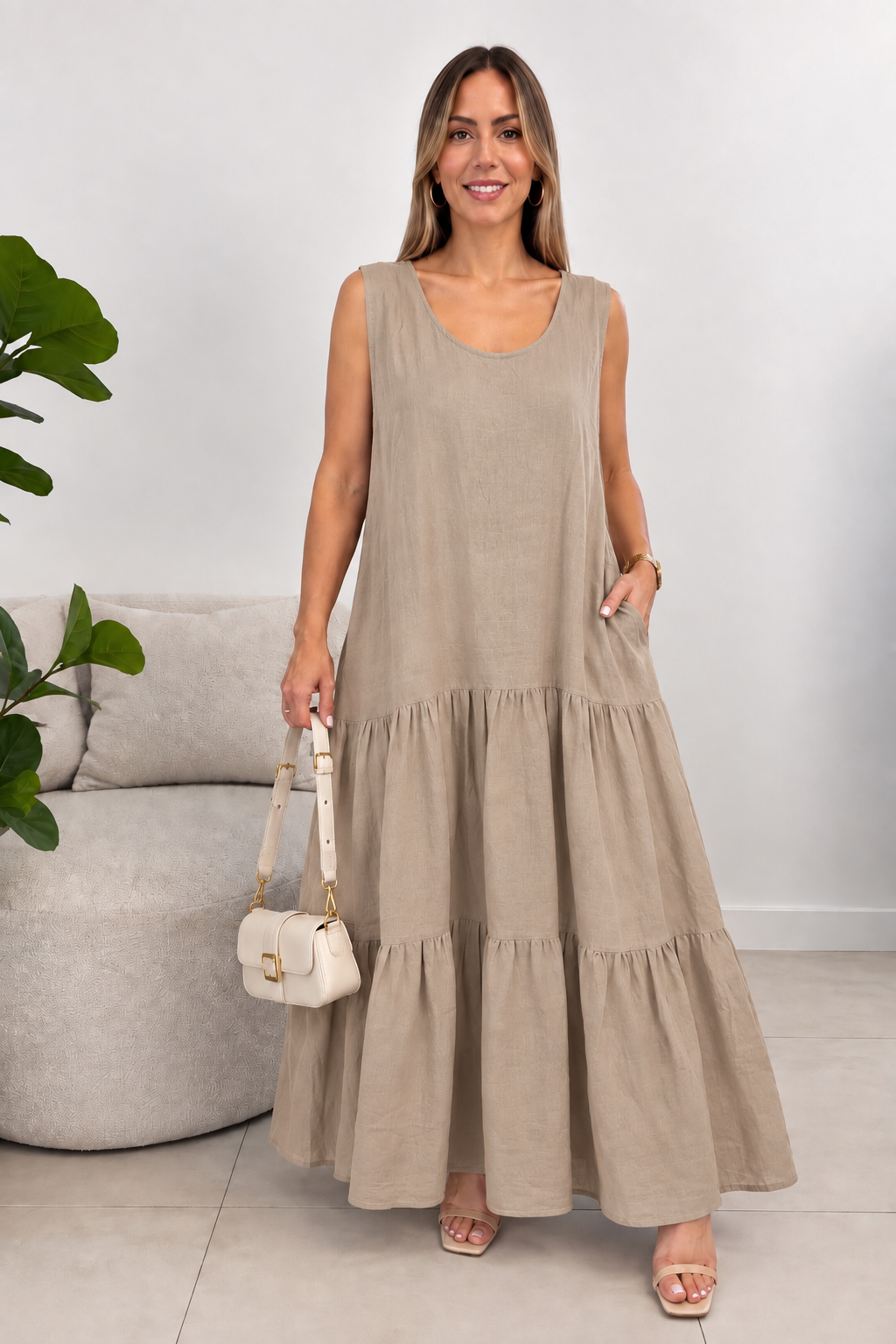 Maxi Vestido de Lino - 3AF537BB-1E1C-4820-A5EB-C165EB1BEFE6.png