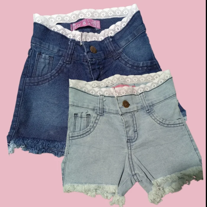 Shorts con Puntilla en la Cintura