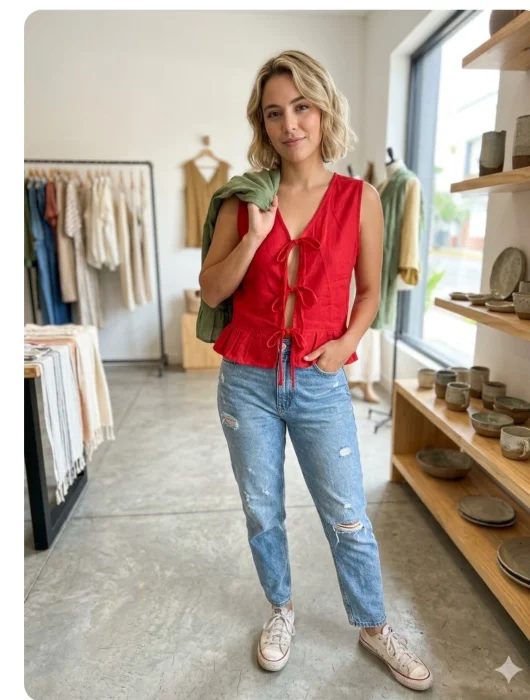 Blusa con Moño