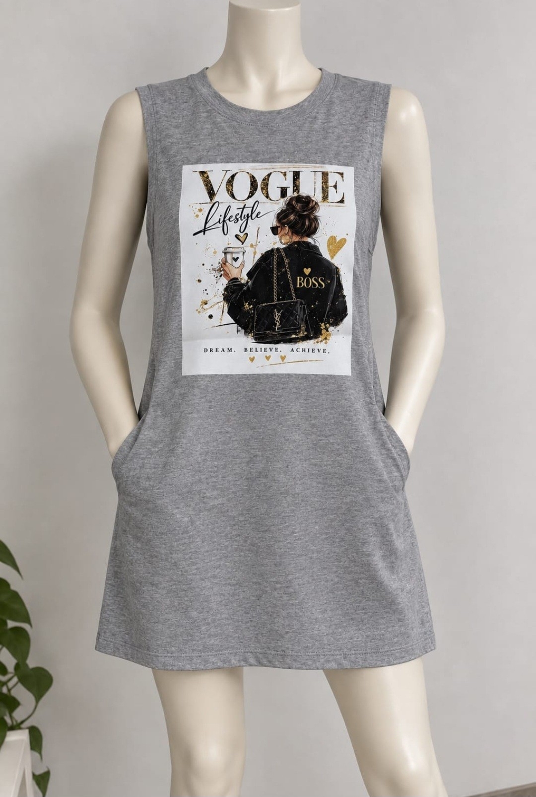 Vestido Musculosa con Bolsillo Dama - Imagen 3