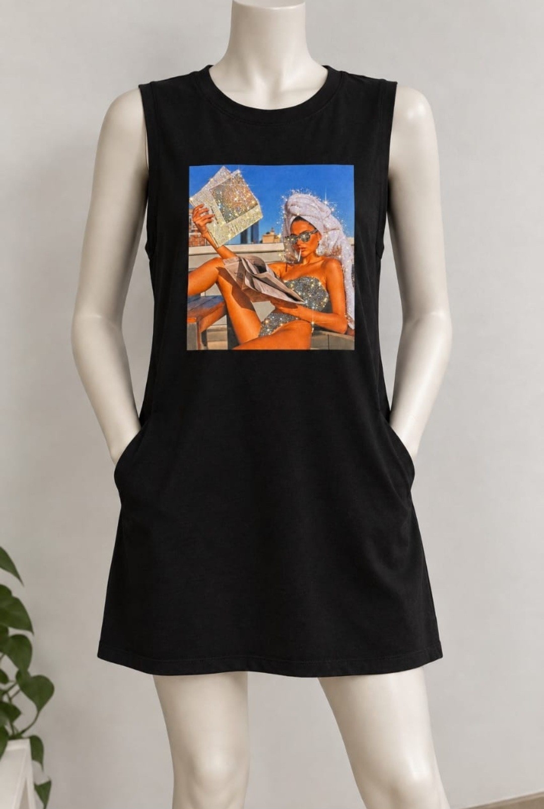 Vestido Musculosa con Bolsillo Dama - Imagen 5