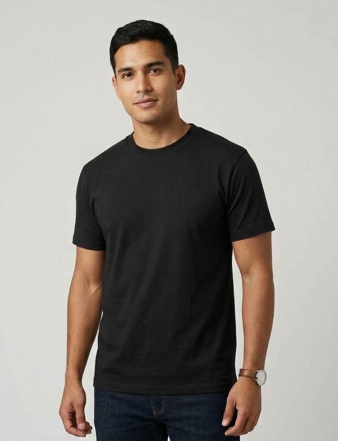 Remeras Lisas de Algodón Peinado - Imagen 3