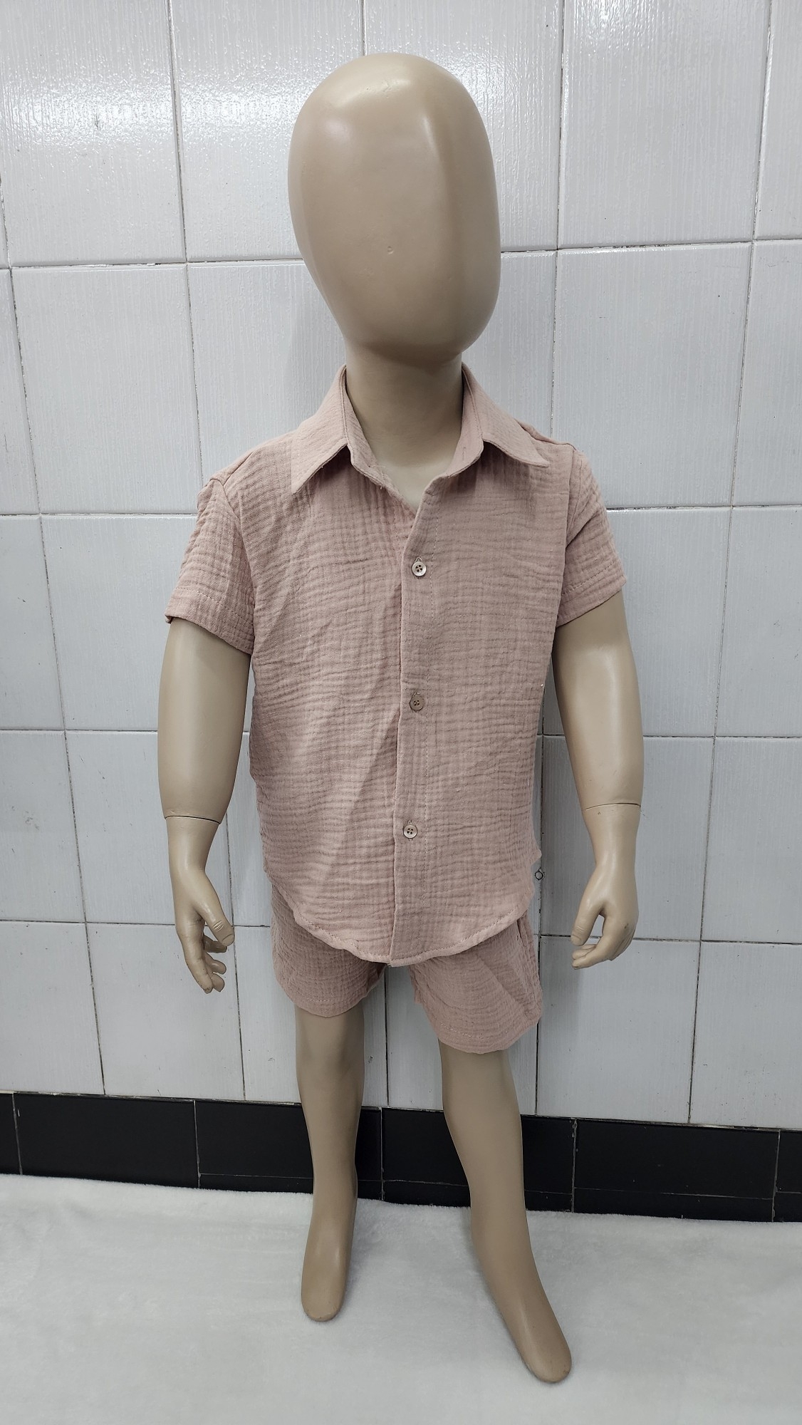 Conjunto Baby Cotton Bebé con Cuello - Imagen 2