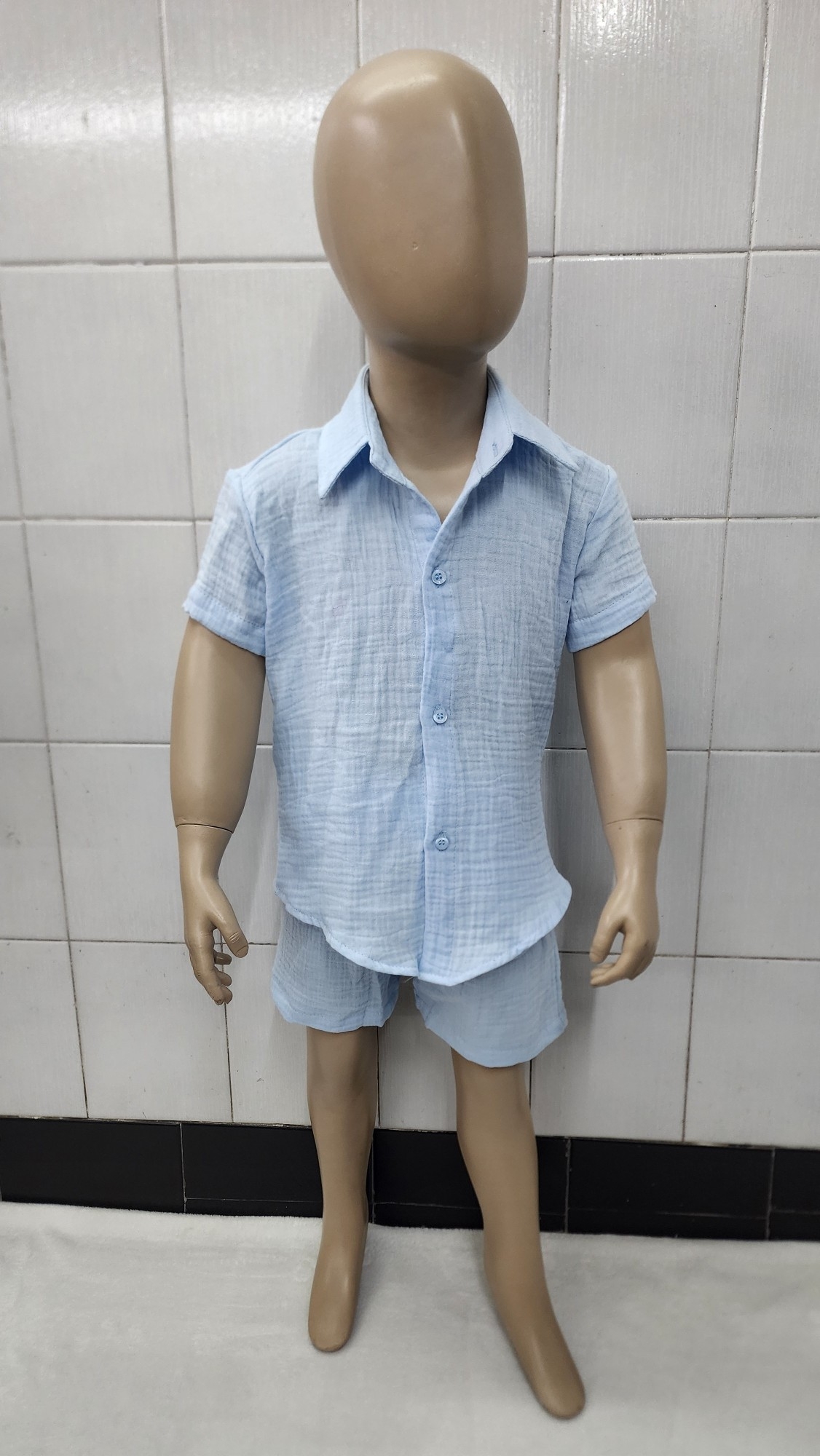 Conjunto Baby Cotton Bebé con Cuello - Imagen 3
