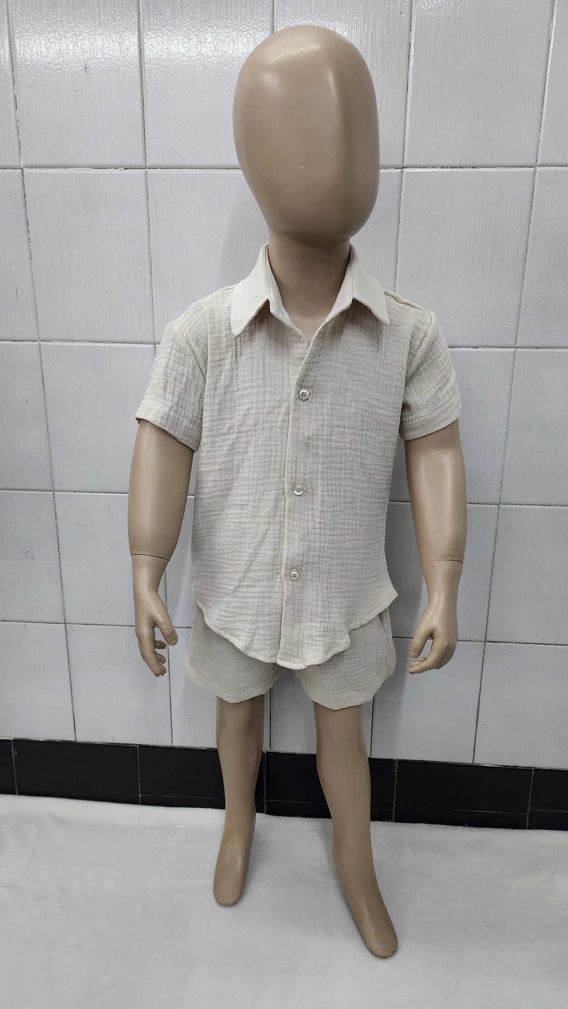 Conjunto Baby Cotton Bebé con Cuello - Imagen 4
