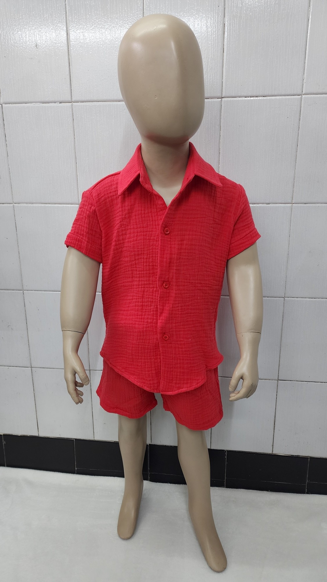 Conjunto Baby Cotton Bebé con Cuello - Imagen 5