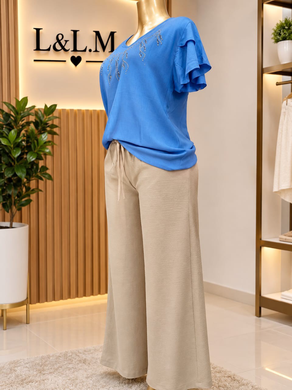 Remeras de Lino con Aplique - Imagen 3