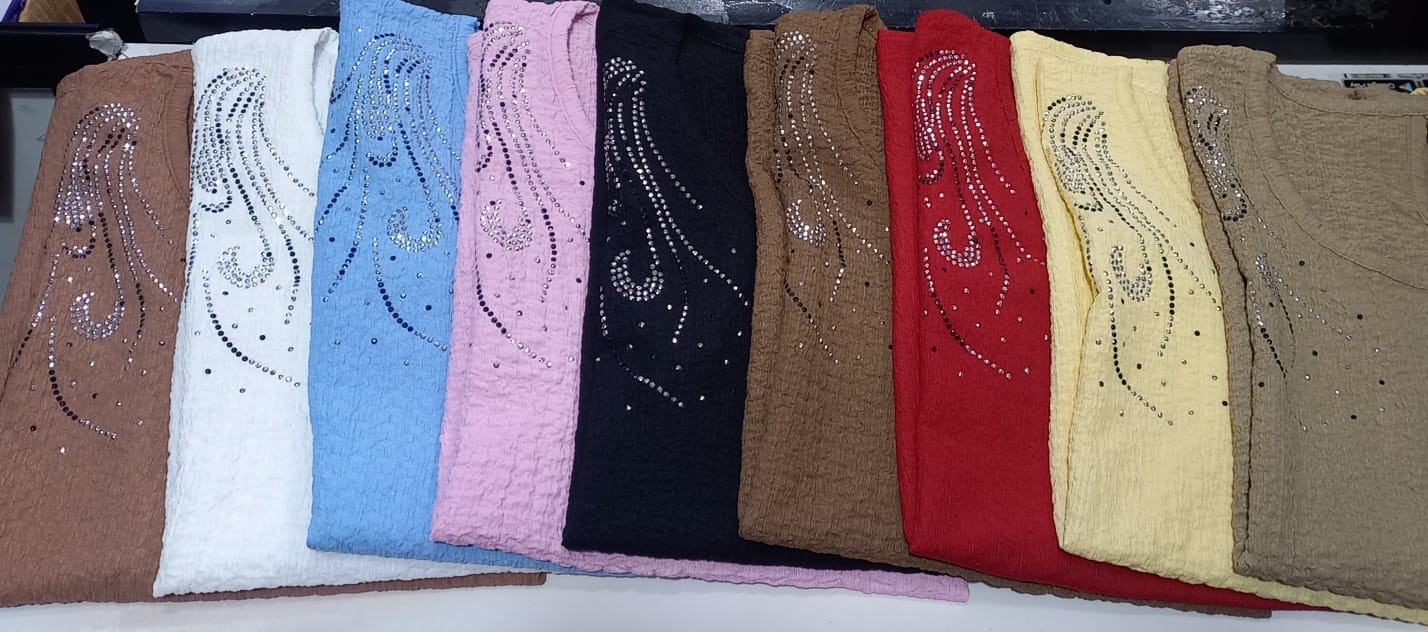 Remera de Hawaii con Brillo en Talles Grandes - Imagen 2