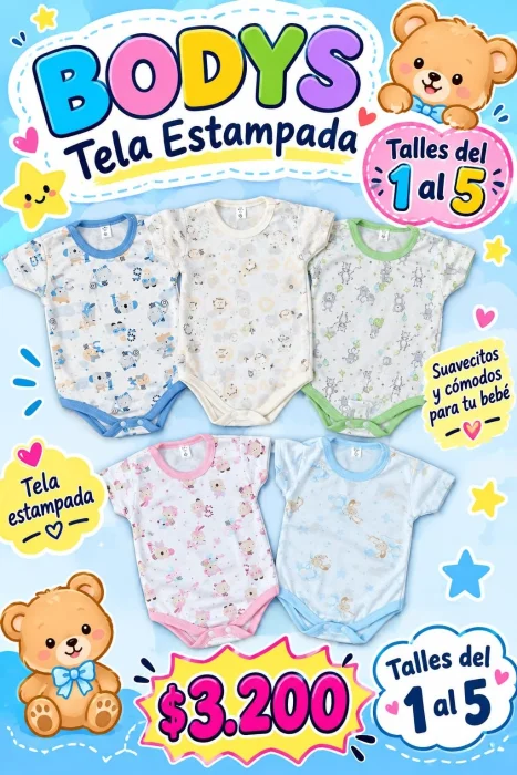 Bodys Estampados