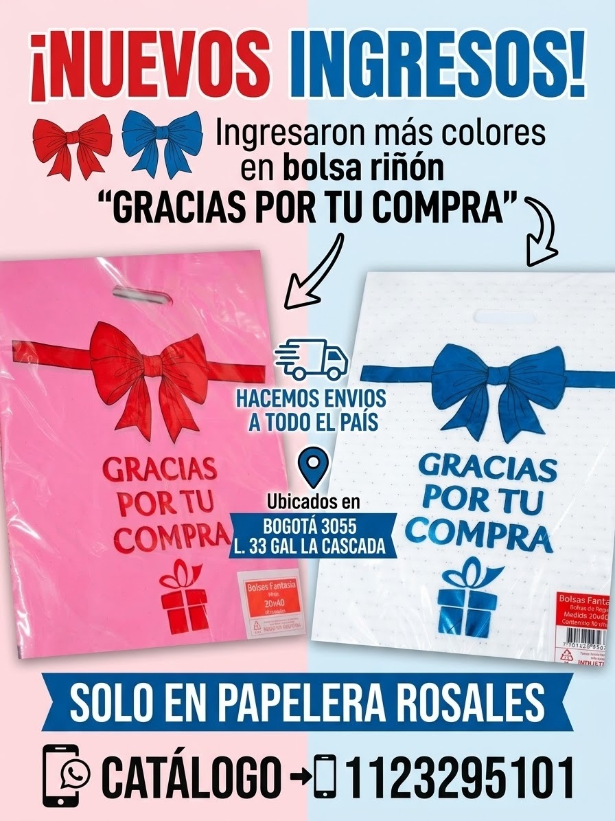 Bolsa Riñón Cristal _gracias por Tu Compra" - Imagen 3