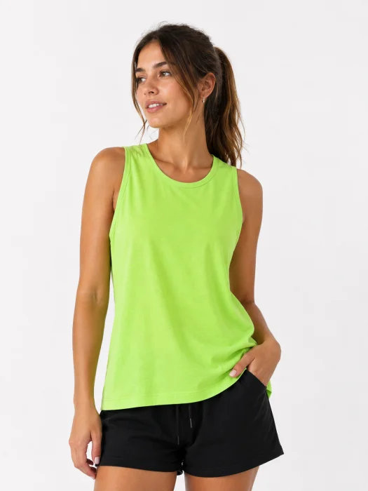 Musculosa Clasica de Algodón de Dama
