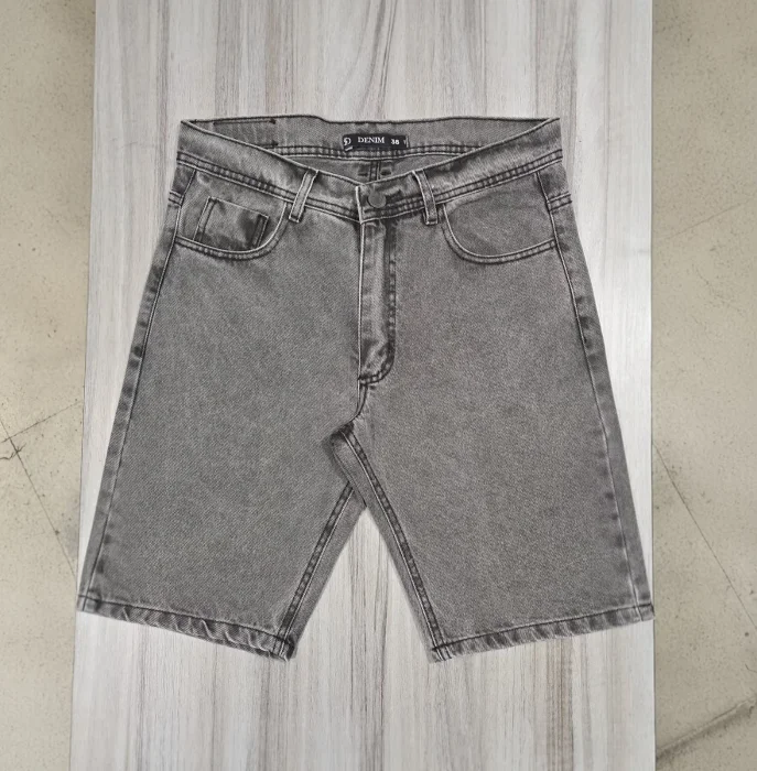 Bermuda Mom Gris Claro (ruedo)