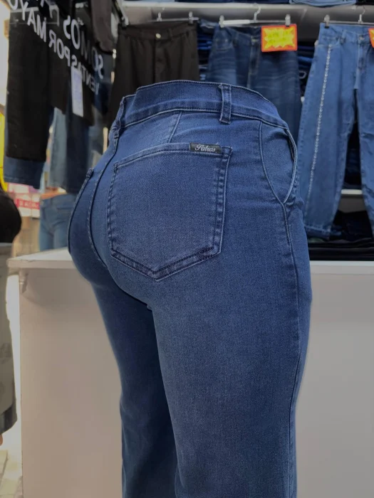 Wide Leg Bolsillo Sastrero Elastizado