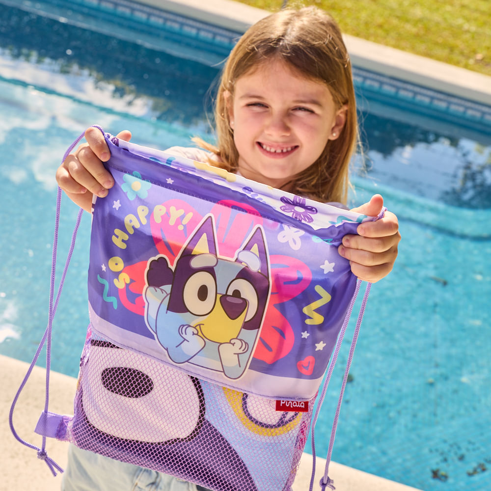 Toallón Bluey Infantil 70x130 Cm + Bolso | Microfibra Suave Licencia Oficial Piñata - 3.jpg