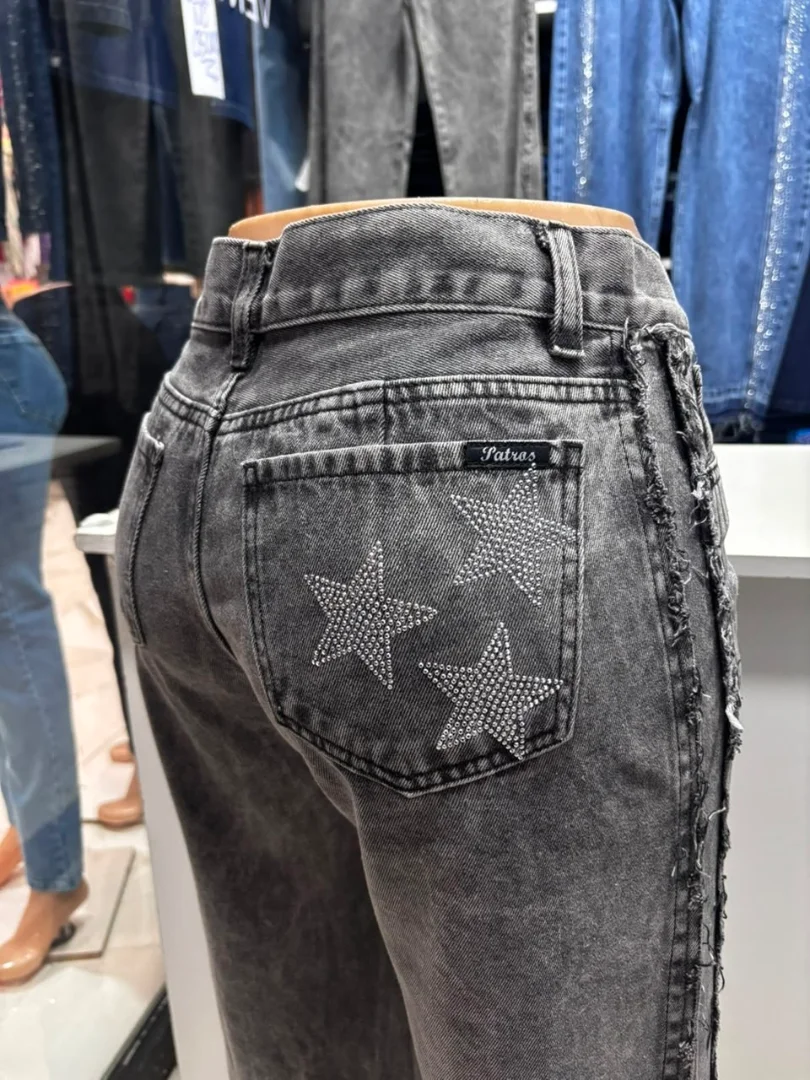 Wide Leg con Flecos y Estrellas - Imagen 2