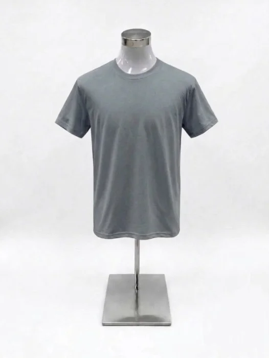 Remera Lisa 100% Algodon Cemento