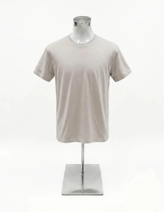 Remera Lisa 100% Algodon Gris