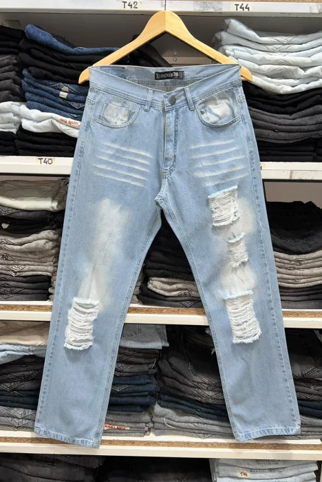 Jeans Mom Rotura Celeste