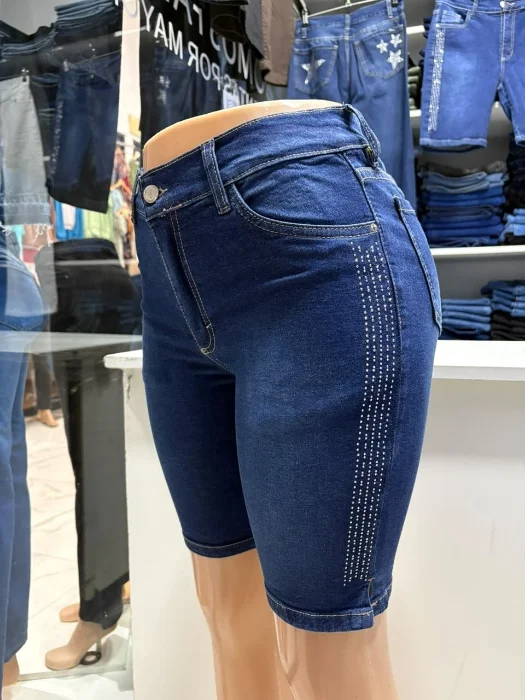 Bermuda Azul con Brillos