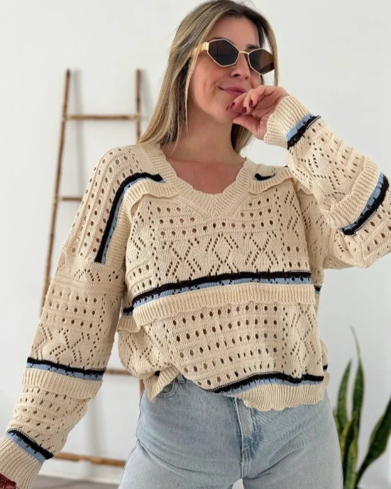 Sweater Calado Mia