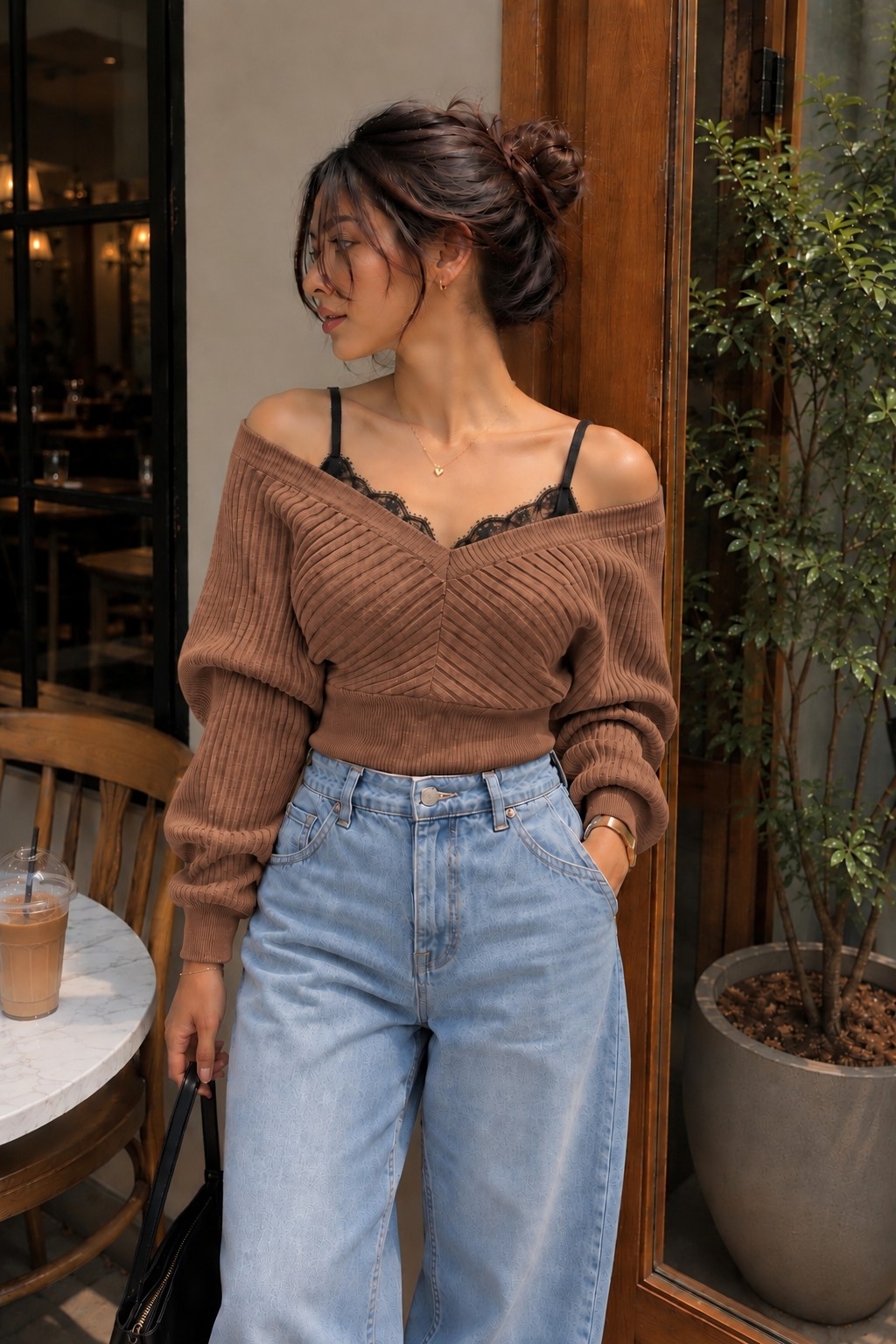 Sweater Encaje Bretel - Imagen 3