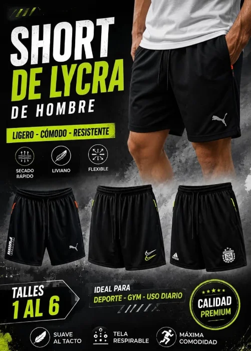 Short Lycra Hombre