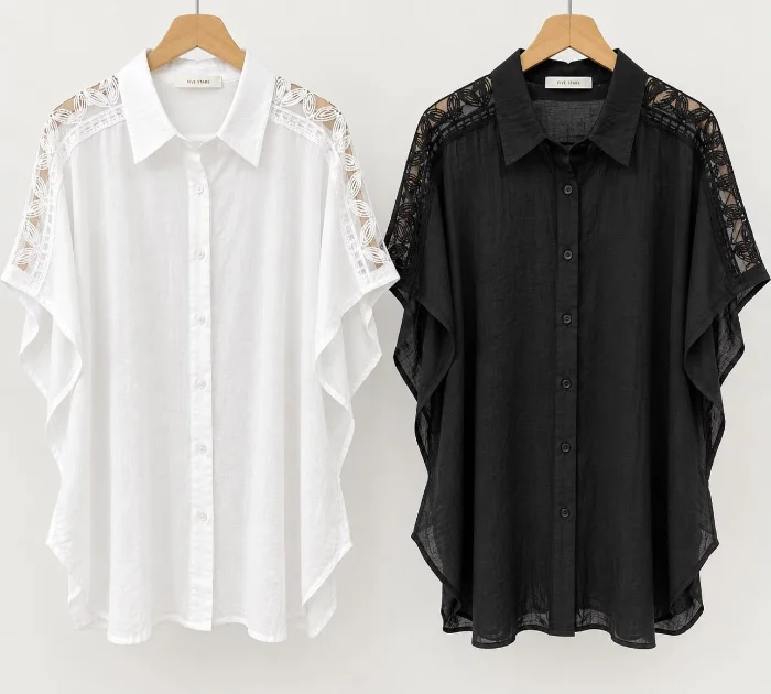 Camisa con Encaje