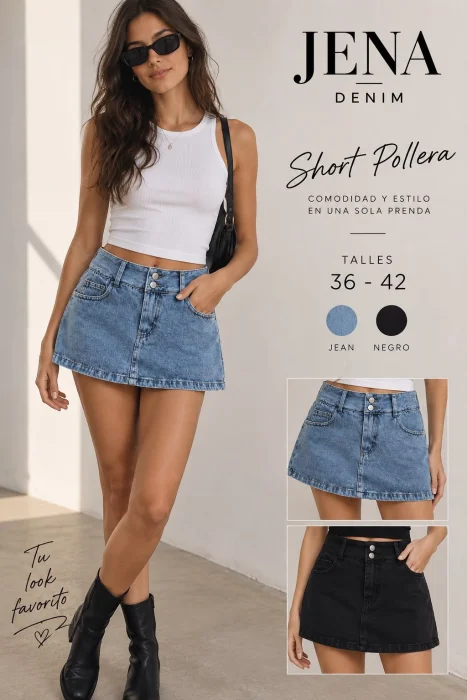 Short Pollera Yara