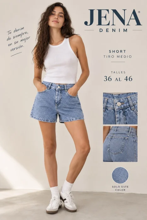 Short Tiro Medio Eva