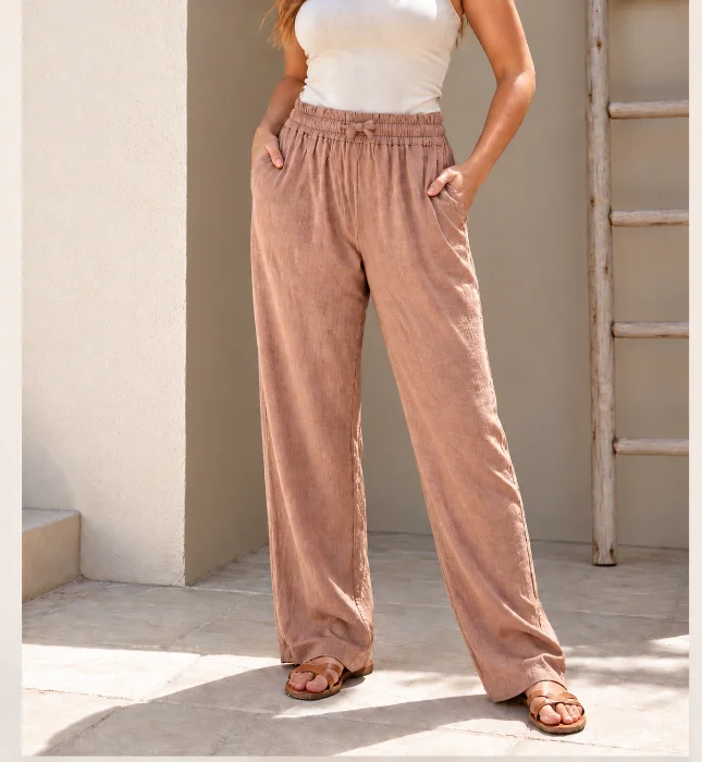 Pantalon Lino Algodon