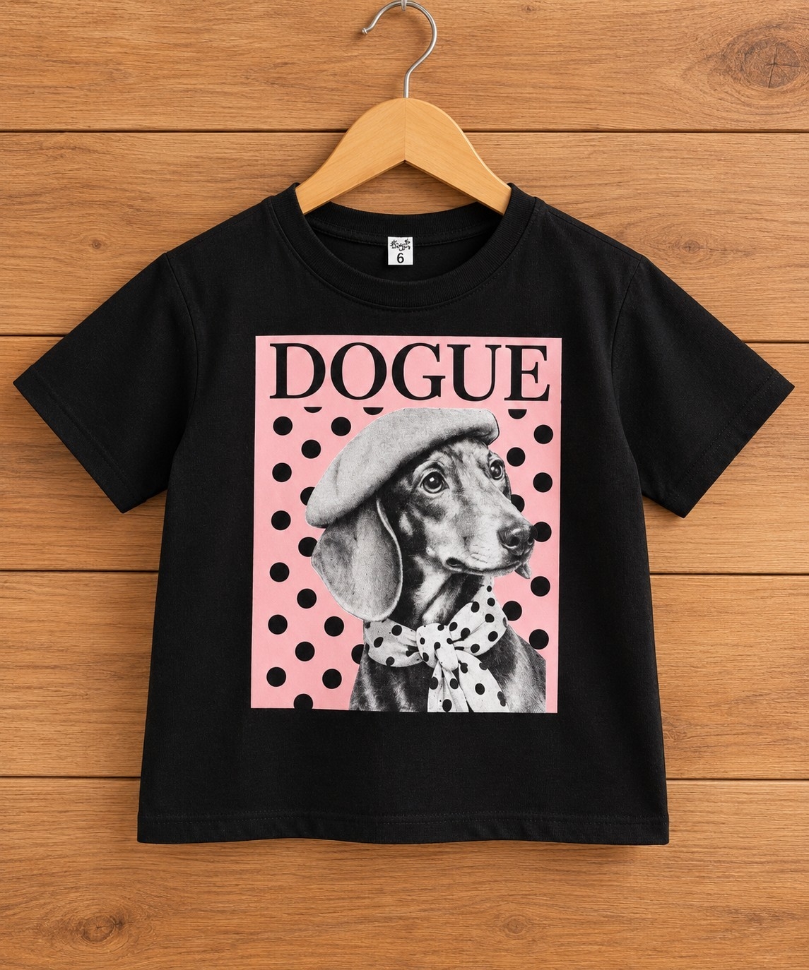 Remeras Perro Salchicha con Lunares - Imagen 2