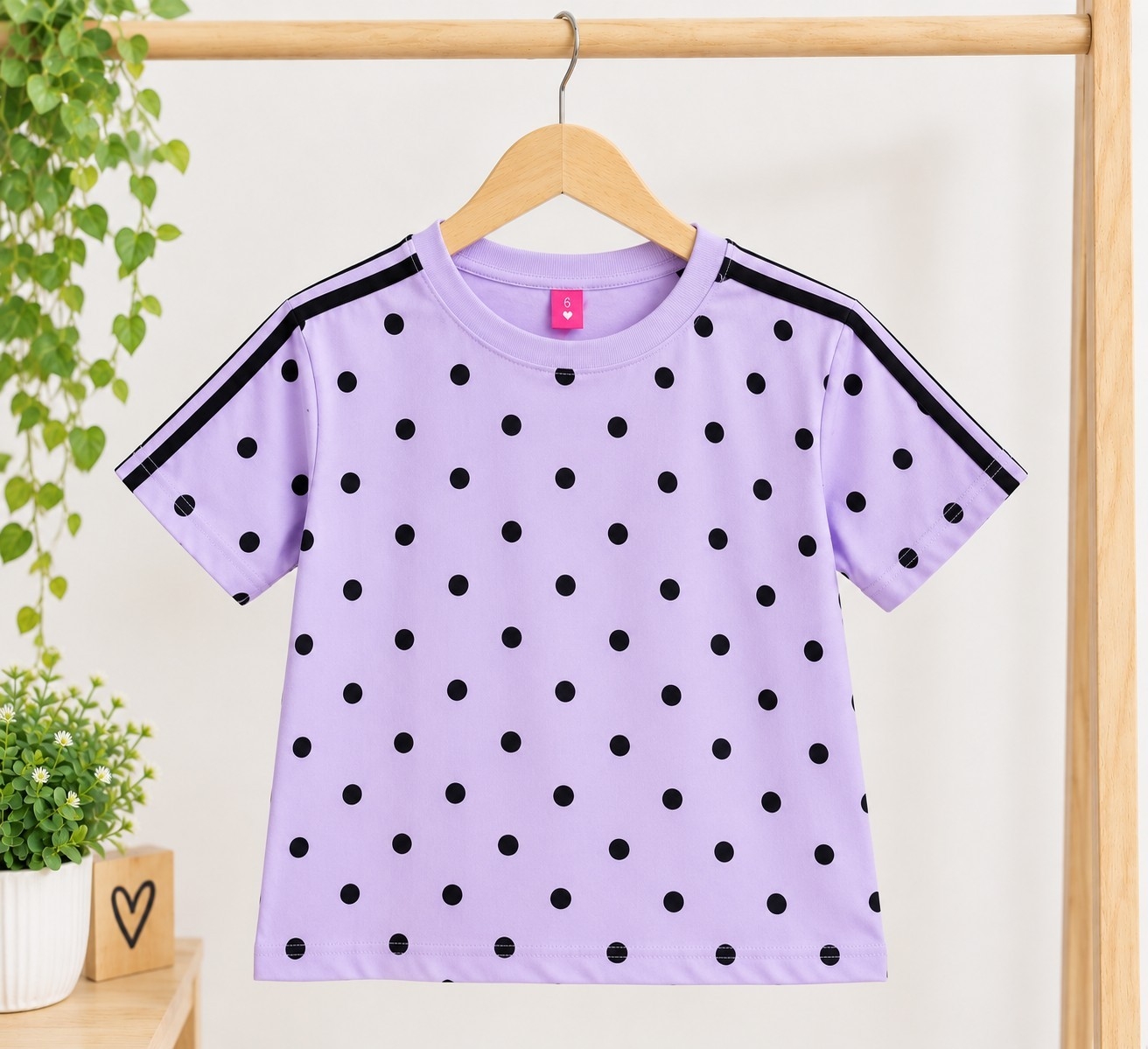 Remeras Over Lunares de Algodón Peinado Premium - Imagen 2