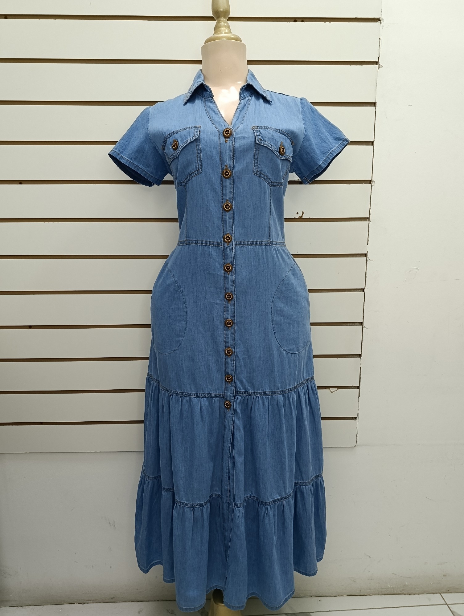 Vestido Jeans Camisero  0020 - Imagen 2